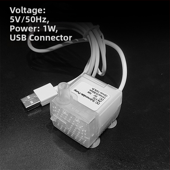 Mini potopna pumpa za akvarij — USB, cirkulirajuća, tiha i štedljiva; nije uvezeno, težina 0.2