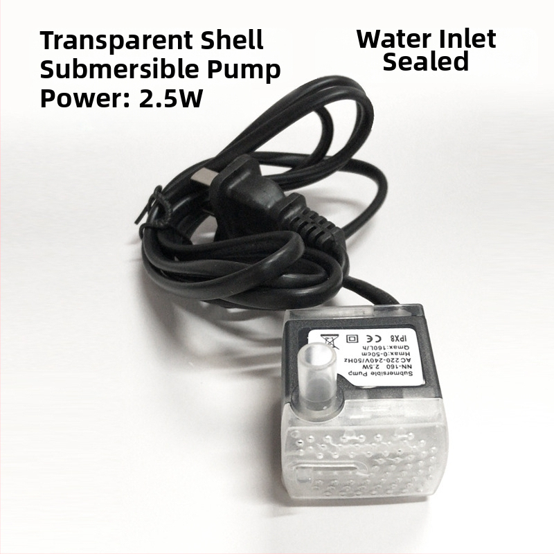 Mini potopna pumpa za akvarij — USB, cirkulirajuća, tiha i štedljiva; nije uvezeno, težina 0.2