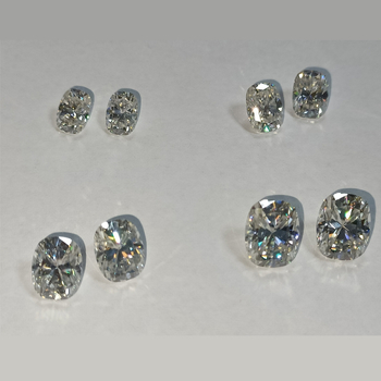 Moissanite pietre libere pentru bijuterii – tăiere fină, claritate VVS, formă pătrată