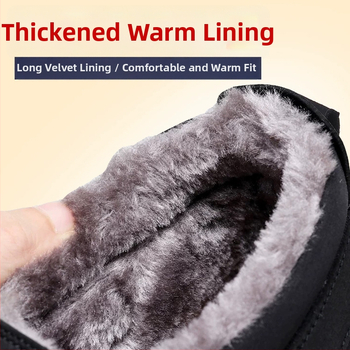 Warrior мъжки домашни обувки от стар пекински плат, топли и удебелени, памучна горна част, PVC подметка