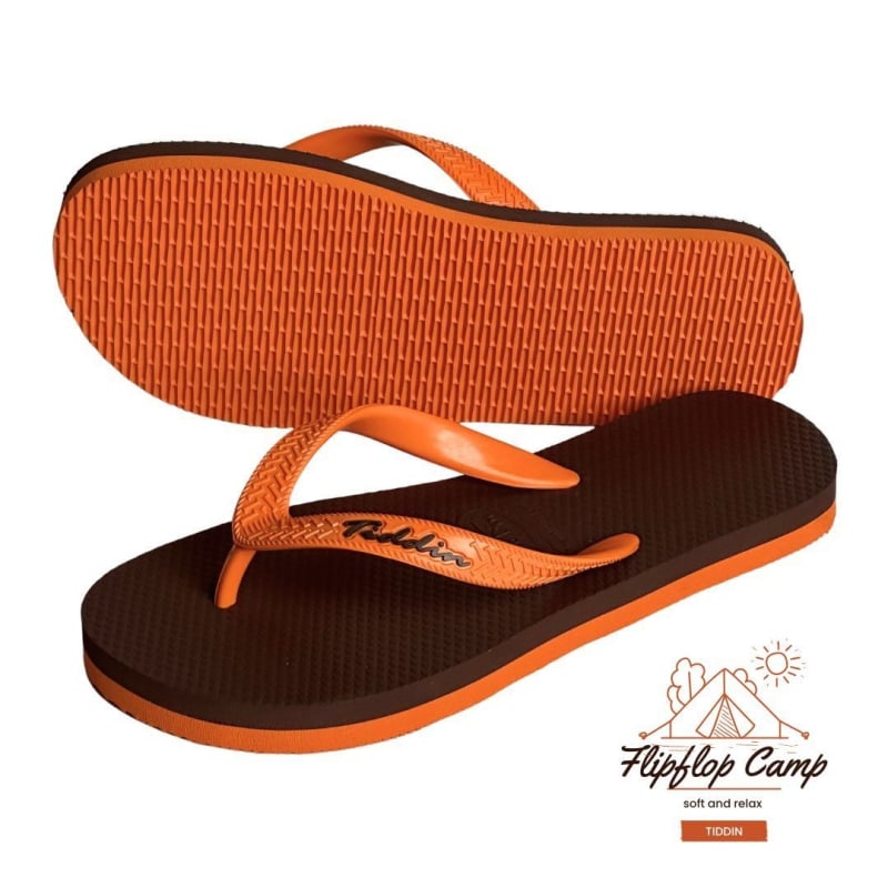 Tiddin Férfi flip-flopok — Pihentető stílus, nyitott lábujjak, felső: gumihab, talp: gumi, Goodyear talp technológia