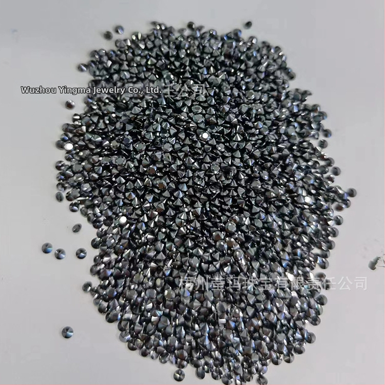 Kružni Moissanit slobodan kamen, poliranje, čistoća VVS