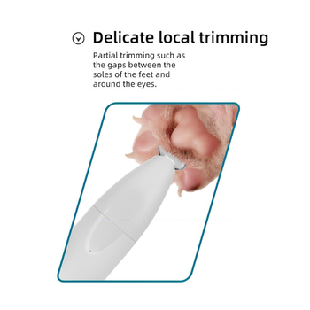 Električni kliperi za kućne ljubimce – tiši za pse i mačke, skraćivanje dlake na šapama, materijal: plast keramika