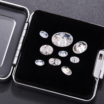 Ovalni moissanit slobodan kamen, Osam srca Osam strijela, Čistoća VVS, Kvaliteta rezanja, Materijal: silikon-karbid