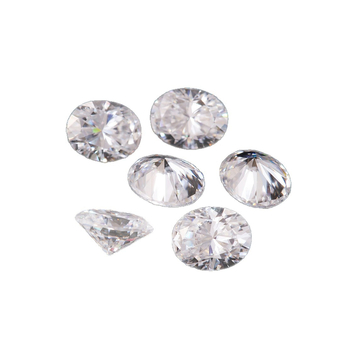 Ovalni moissanit slobodan kamen, Osam srca Osam strijela, Čistoća VVS, Kvaliteta rezanja, Materijal: silikon-karbid