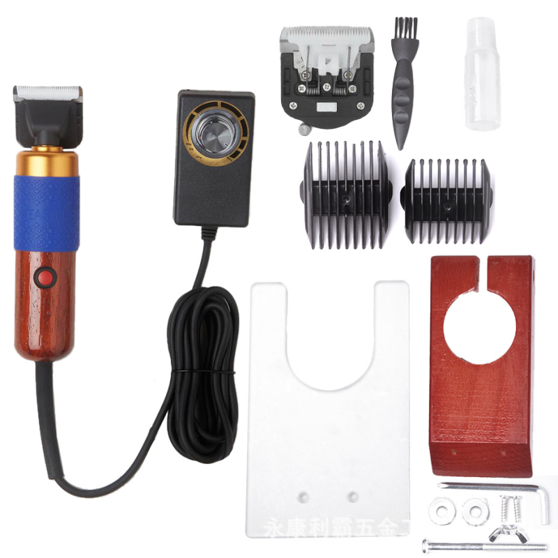 Električni kliperi za vunu s podesivom brzinom; tijelo od ružinog drveta i aluminijske legure; marka Shuo ke; nije uvezeno