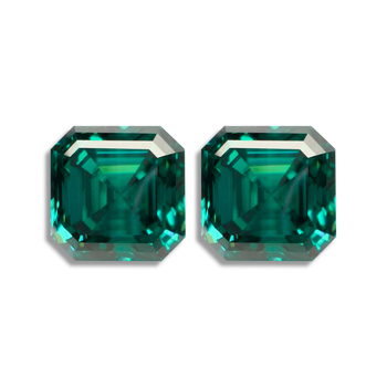 Moissanit sirovi kamen, kvadratni oblik, VVS čistoća, polirana izrada, prilagodljivo