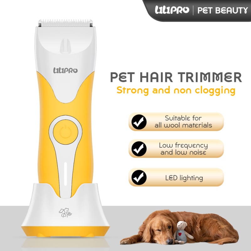 LILIPRO Električni vodootporni trimer dlake za kućne ljubimce, mačke i pse, ABS kućište