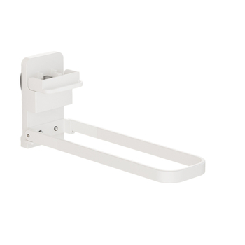Držač za ručnike sa vakuumom za kupaonicu, na zid, sklapan, jednostavan i modernan stil, 1 razina, nosivost 5 kg