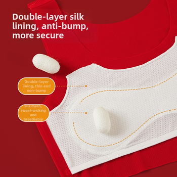 Set donjeg rublja za djevojčice: grudnjak tip veste, najlon, podstava Mulberry svile (<30%), pune košarice, fiksni dvostruki naramenice, prozračan.