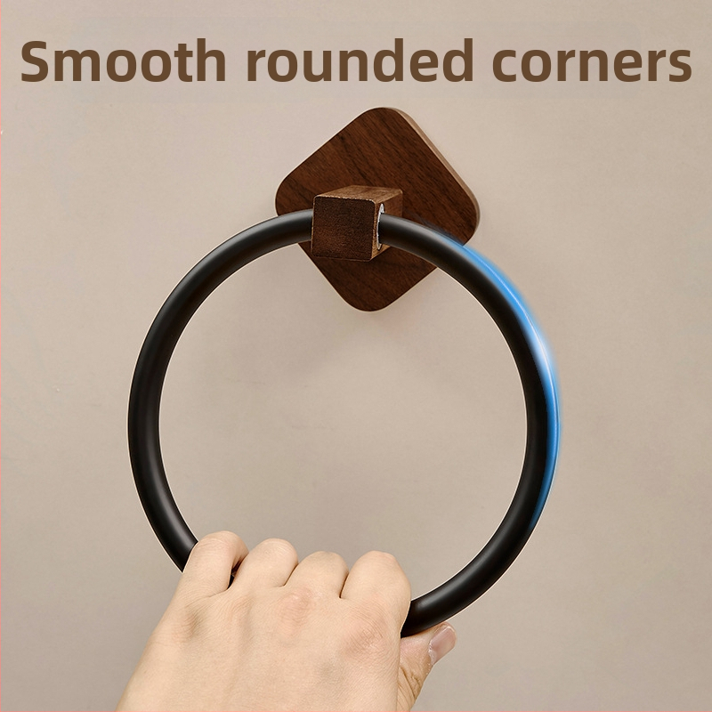 Držač ručnika u kupaonici u novokineskom stilu, bez bušenja rupa, završna obrada: pečena boja, materijal: drugi, nosivost: 10