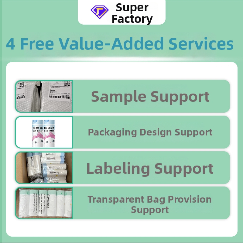 Σακούλες αποβλήτων για γατοτουαλέτα - παχιές PE, κυλιόμενες, μάρκα Emperor Jiesmei