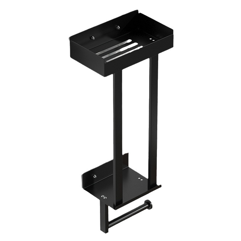 JANEDAN Zidni držač ručnika, 1-slojni zidni držač ručnika, završna obrada sprejem, od niskougljičnog čelika, nosivost 10 kg