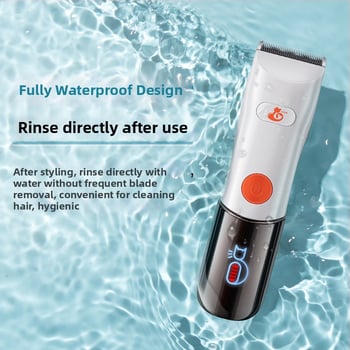 Vodootporni kliper za kućne ljubimce za pse i mačke — električni, visokih performansi, ABS kućište