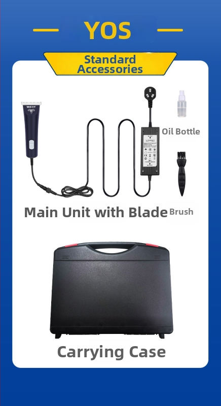 Gentry visokoučinkovit električni kliper za vunu s preciznom reznom glavom, namijenjen kozama i alpama