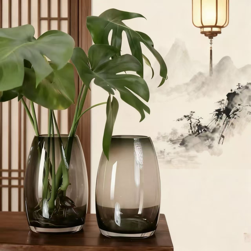 Γυάλινο θερμοκήπιο-διακοσμητικό για μικροτοπίο με βρύα και φυτά, υδροπονική φιάλη, διακοσμητικό γραφείου, Crystal yao