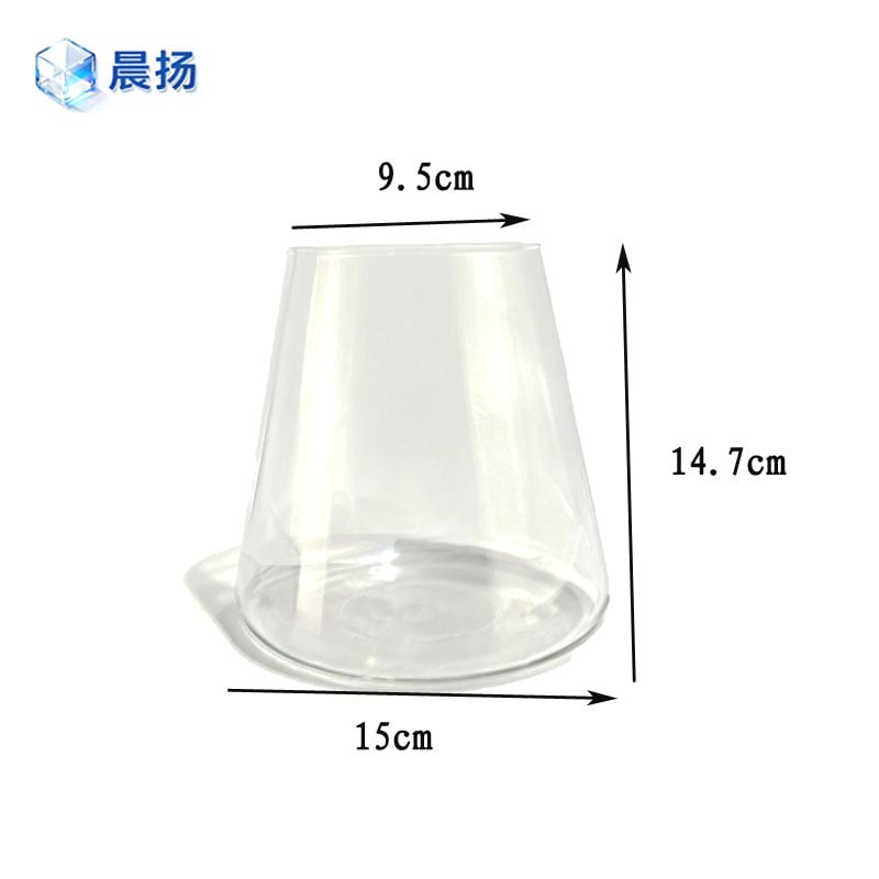 Peisaj micro cu mușchi în sticlă borosilicat pentru birou – decor de birou cu element acvatic