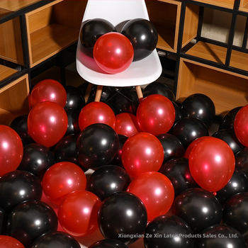 Balon decor din latex, formă rotundă, cu logo tipărit, set de 100 bucăți