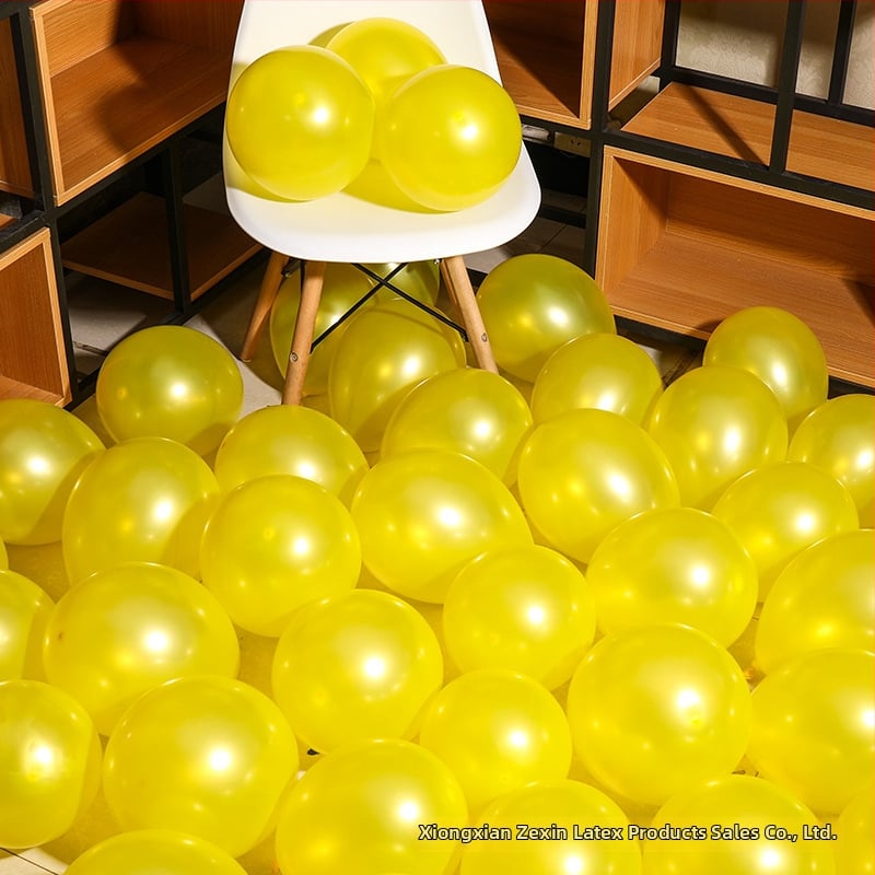 Balon decor din latex, formă rotundă, cu logo tipărit, set de 100 bucăți