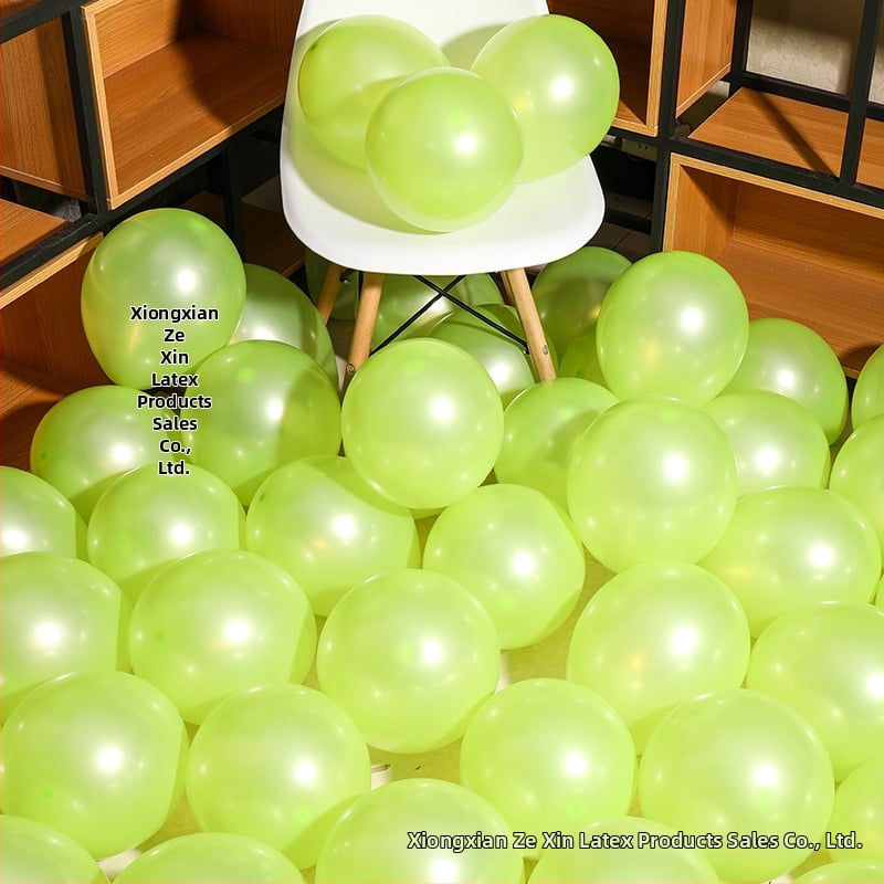 Balon decor din latex, formă rotundă, cu logo tipărit, set de 100 bucăți