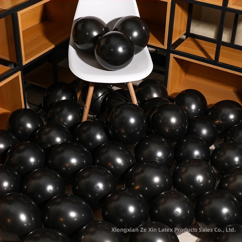 Balon decor din latex, formă rotundă, cu logo tipărit, set de 100 bucăți