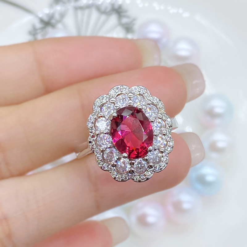 Inel Carlochis din cupru, design geometric, tratament cu diamant