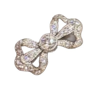 Inel cu formă de fundă din cupru, placat electrochimic, stil lux lejer pentru femei