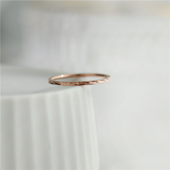 Inel din oțel de titan, motiv geometric diamantat, inel pentru falangă, primăvara 2024