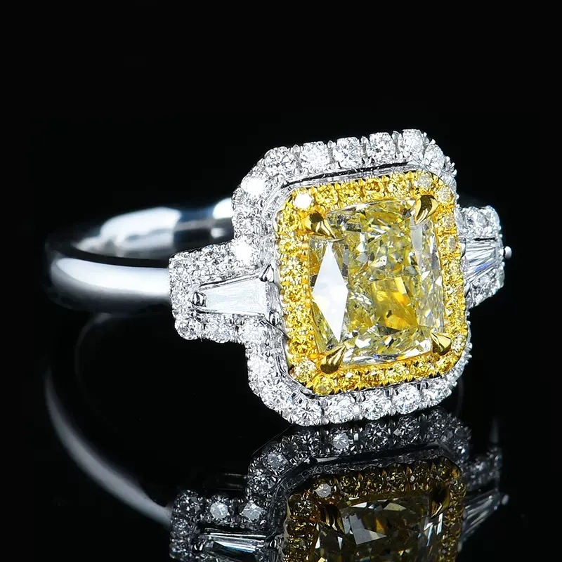 Inel de cupru – deschis, în formă de floare, cu cristale, pentru femei, stil geometric