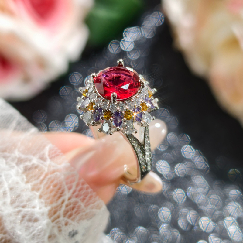 Inel de cupru Carlochis, design deschis, electroplating, model J0965