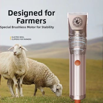 Τ82 Ηλεκτρικά ψαλίδια για πρόβατα, επαναφορτιζόμενη μπαταρία ιόντων λιθίου, ισχυρός κινητήρας, σώμα από κράμα αλουμινίου