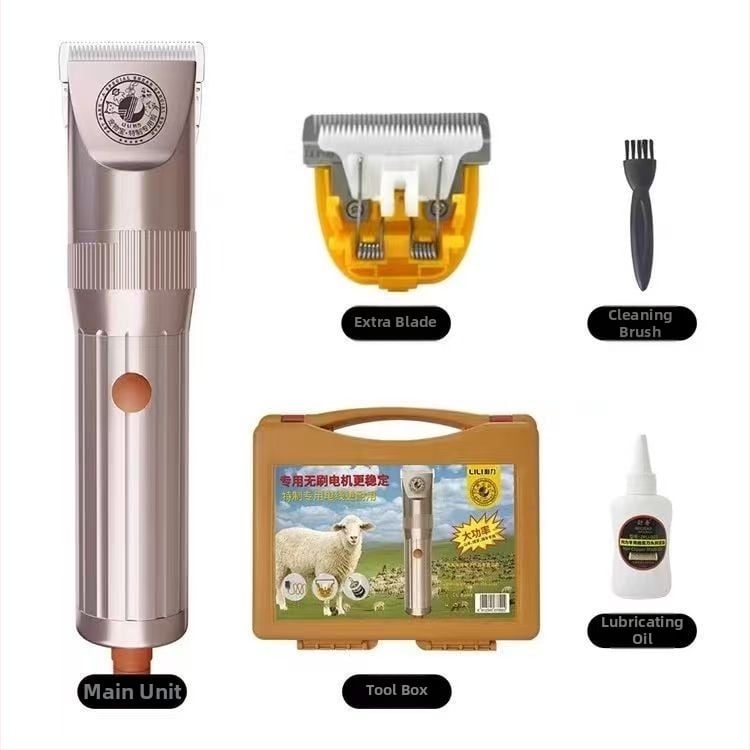 Τ82 Ηλεκτρικά ψαλίδια για πρόβατα, επαναφορτιζόμενη μπαταρία ιόντων λιθίου, ισχυρός κινητήρας, σώμα από κράμα αλουμινίου