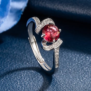 Inel din cupru cu zirconiu, design geometric în formă de ingot, Yaoting