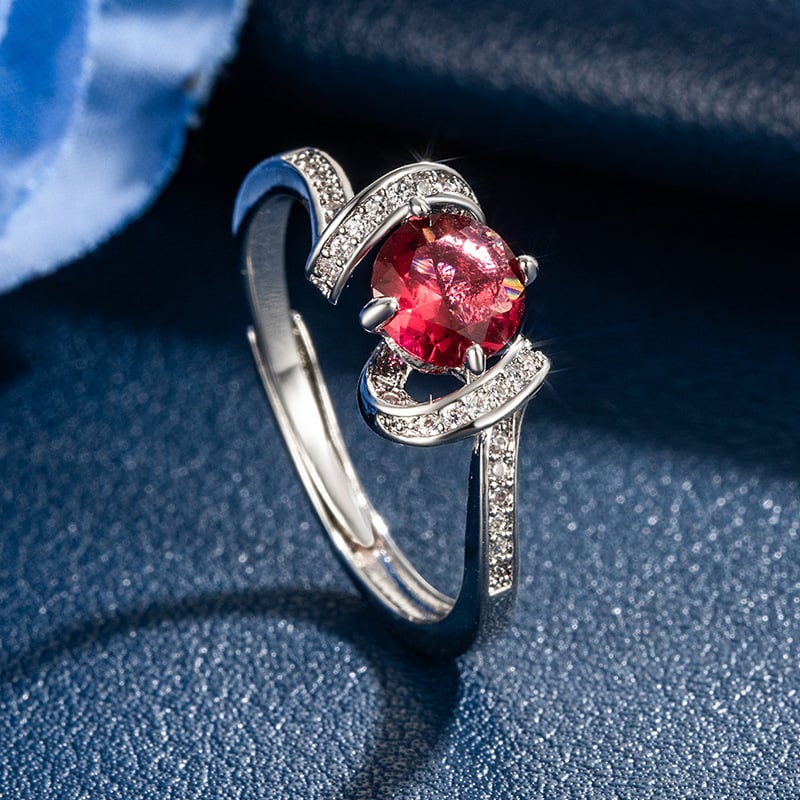 Inel din cupru cu zirconiu, design geometric în formă de ingot, Yaoting