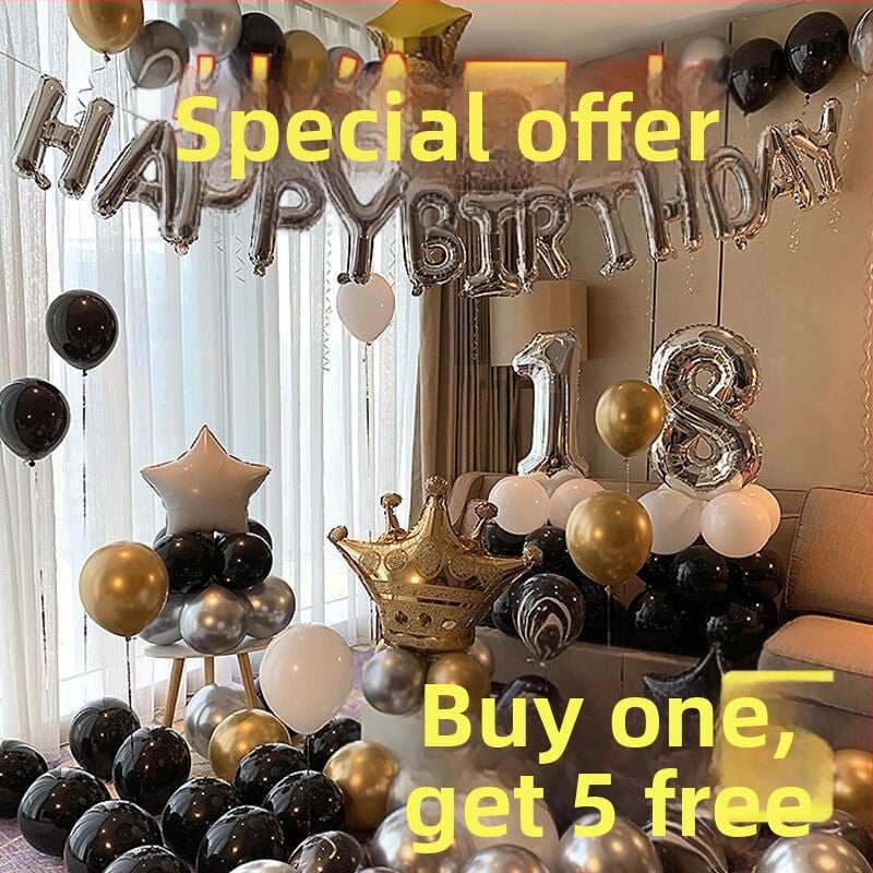 Rođendanski dekorativni rekviziti, tkanina materijal, uređenje prostora za pozadinu zabave