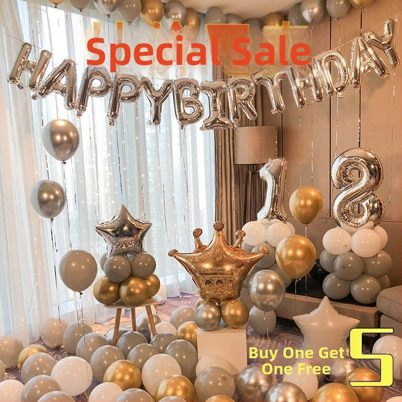 Rođendanski dekorativni rekviziti, tkanina materijal, uređenje prostora za pozadinu zabave