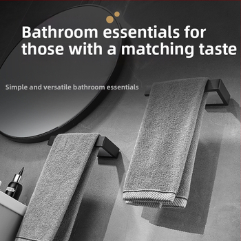 Zidni držač za ručnike – snažnog tipa, nosivost 10 kg, bez bušenja