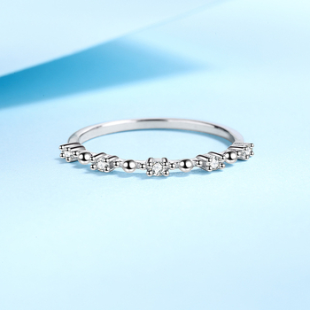 925-ös ezüst gyűrű, New Shengyi, női stílus, könnyű luxus, elektroplating