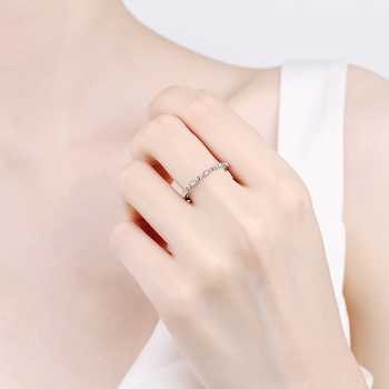 925-ös ezüst gyűrű, New Shengyi, női stílus, könnyű luxus, elektroplating