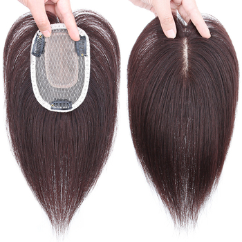 Dio perike od stvarnih ljudskih vlasi, ravni, model White Diamond hair replacement piece, za žene, moguće toplinsko bojanje