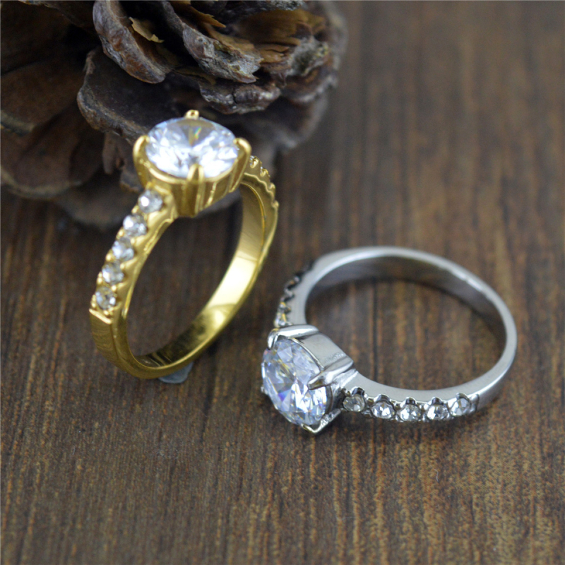 Prsten srcolikog oblika od nehrđajućeg čelika, ženski stil Taiguang Jewelry STR615
