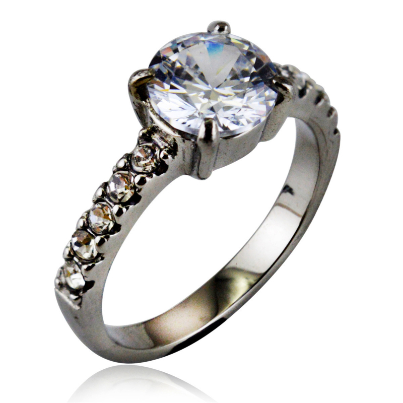 Prsten srcolikog oblika od nehrđajućeg čelika, ženski stil Taiguang Jewelry STR615
