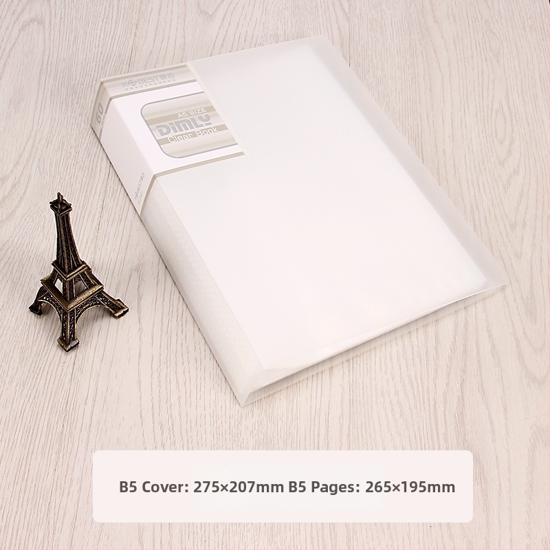 PP priečinok na informačné brožúry s priehľadnou vnútornou stranou, model A4220-4210, 20–100 strán, hrúbka 2.5–6.0 cm, značka KOBEST Kangbai