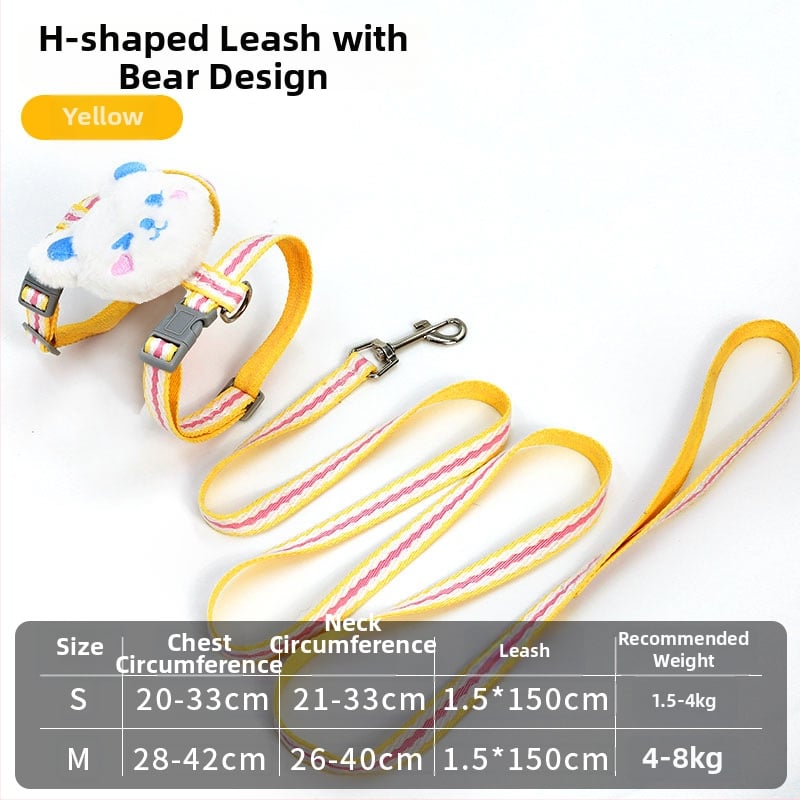 Set za mačku: podesivi najlonski povodac i postroj, kod 904