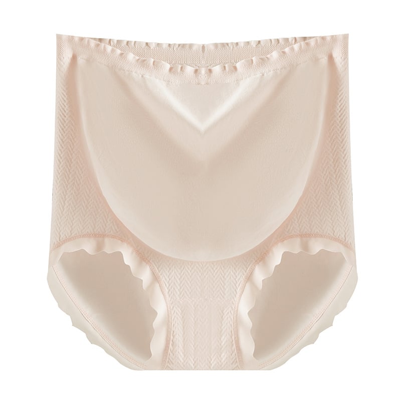 Trudničke gaćice, bezšivne, visokog struka, prozračne, s pamukom u području prepona, najlonska tkanina