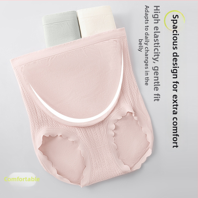 Trudničke gaćice od najlona, s pamukom u preponama, visokog pojasa, prozračne i antibakterijske.