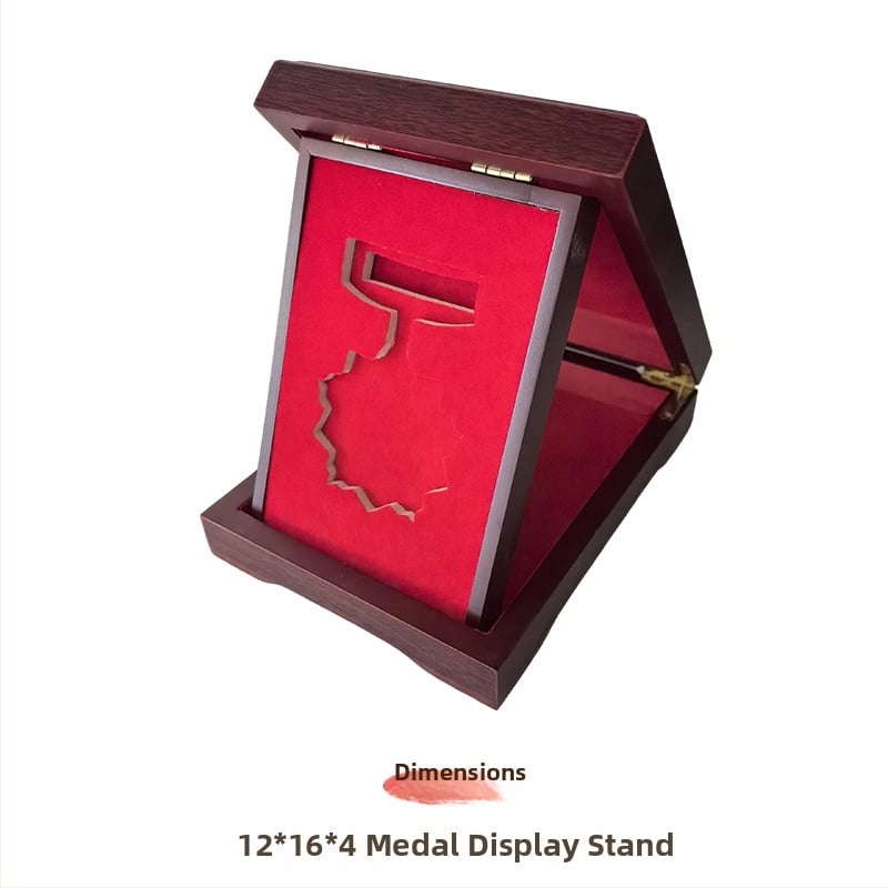 Drvena kutija za značke i spomenske novčiće, graviranje i prilagođeni logotip