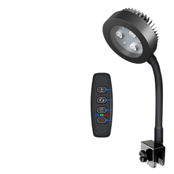 Klip LED rasvjeta za akvarij s punim spektrom i vremenskim tajmerom, za koralije i vodene biljke; aluminijsko kućište, 5.2W, 0.5 kg