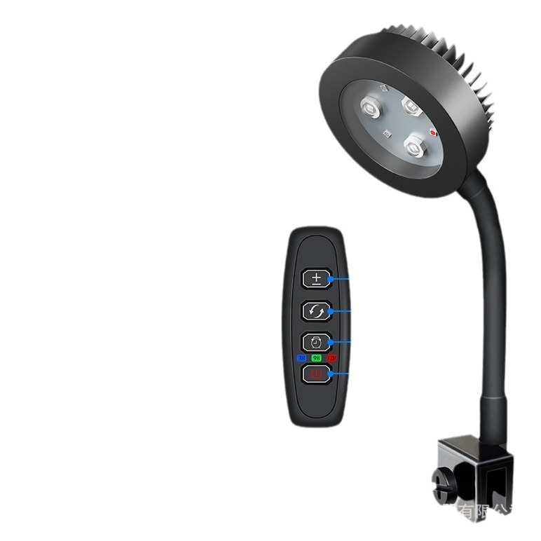 Klip LED rasvjeta za akvarij s punim spektrom i vremenskim tajmerom, za koralije i vodene biljke; aluminijsko kućište, 5.2W, 0.5 kg