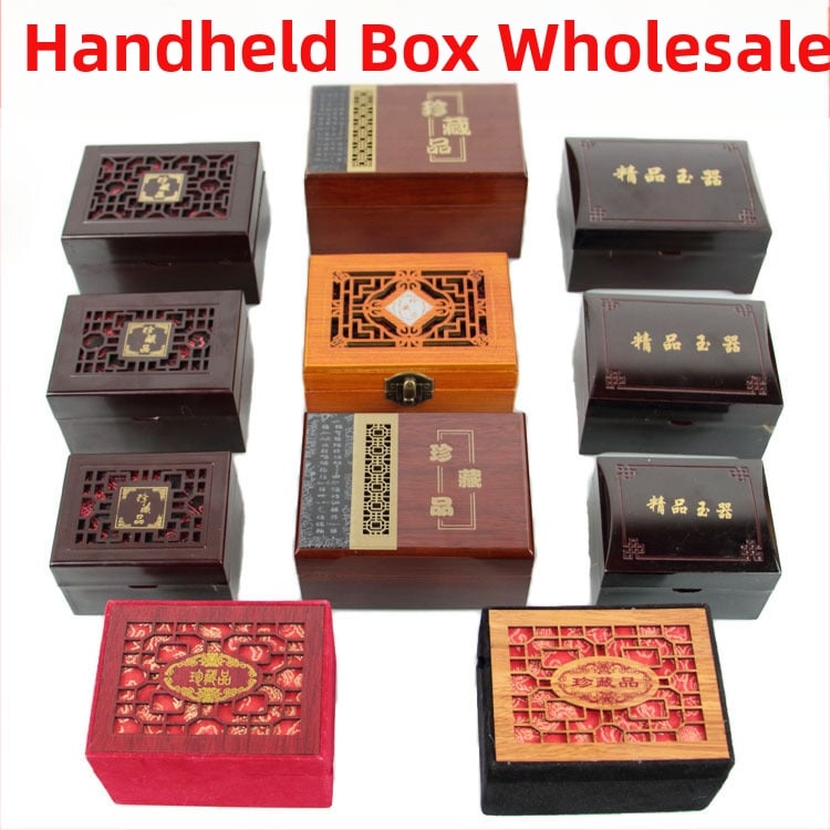 Kutija za nakit za poklon s izrezbarenim šupljim dizajnom i pliš unutrašnjošću; Složeni materijali, kutija za pakiranje – Jin Dexin, Kina